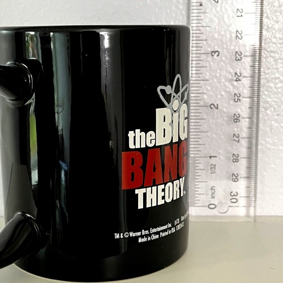 Big Bang Theory Coffee Mug Tea Cup Schrodinger Cat Double Sided Warner Brothers - Picture 8 of 9